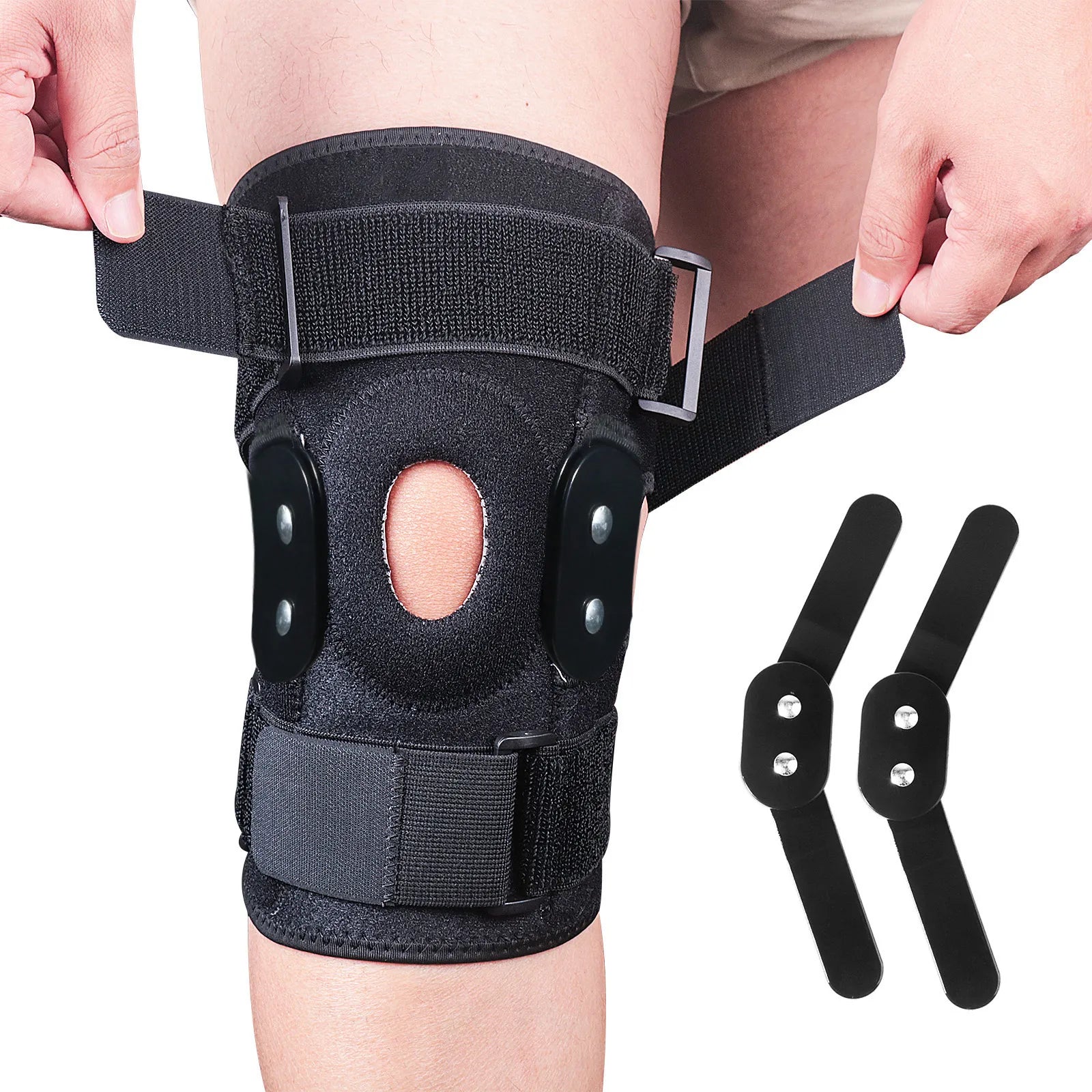 Adjustable Hinged Knee Brace Support - VibreMode