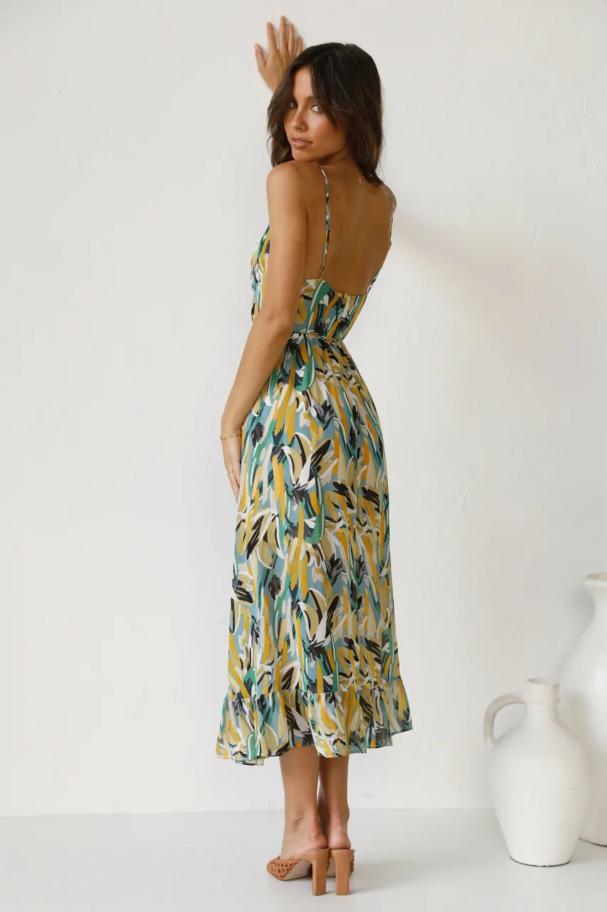 Women's Strappy Midi Dress