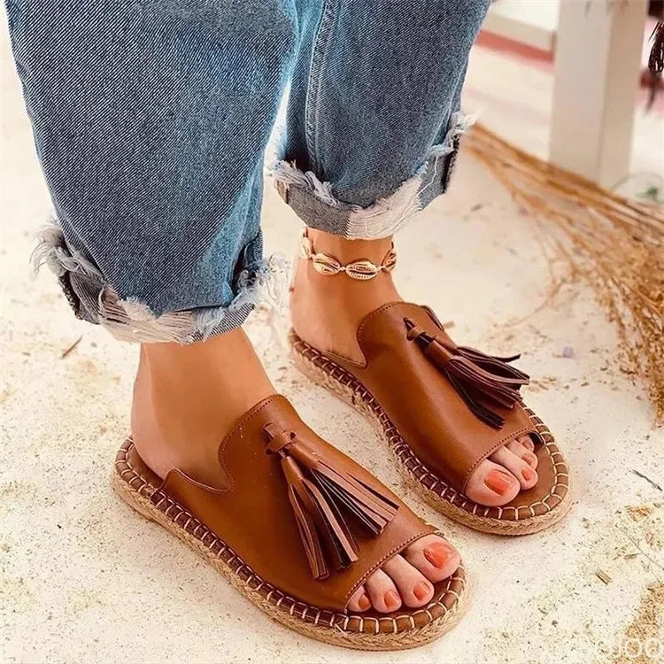 Comfortable Woven Foam Slide Sandals