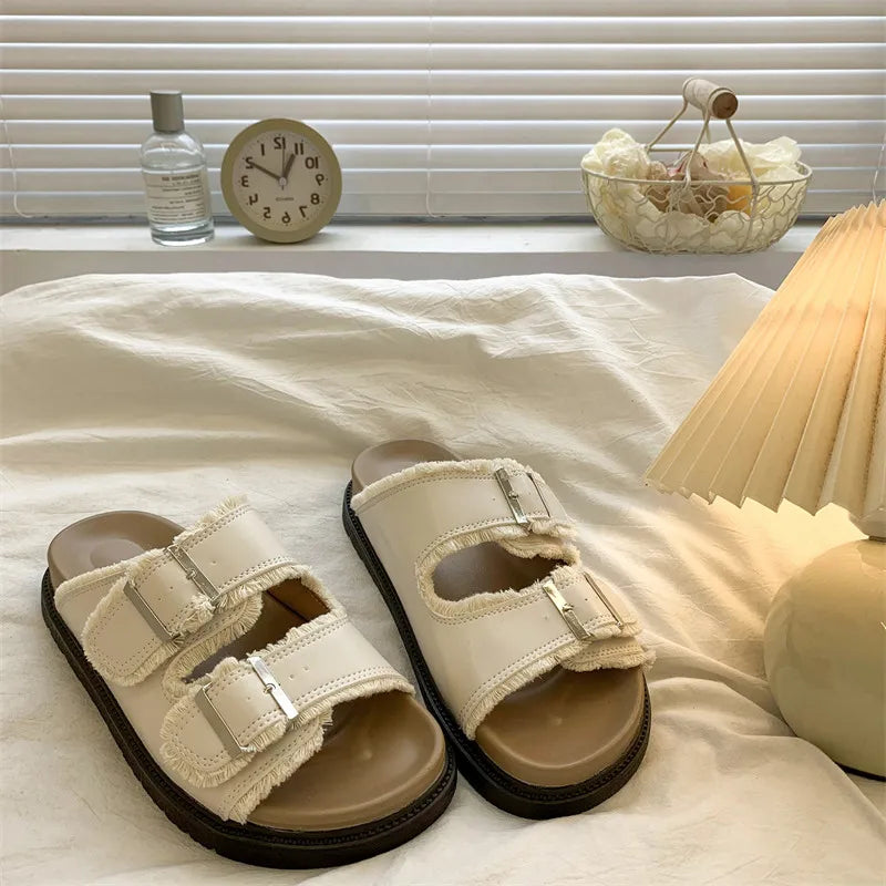 Solange Women's Cushioned Buckle Sandals