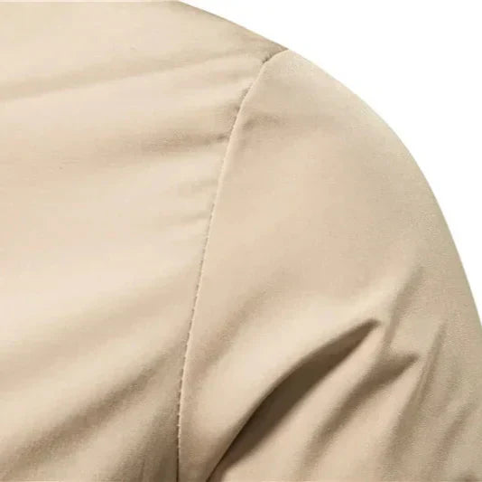 Men's Bomber Jacket Zip Front Pockets