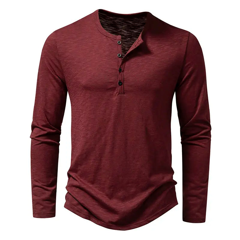 Women's Long Sleeve Henley Shirt