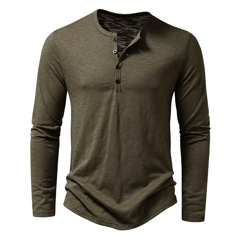 Women's Long Sleeve Henley Shirt