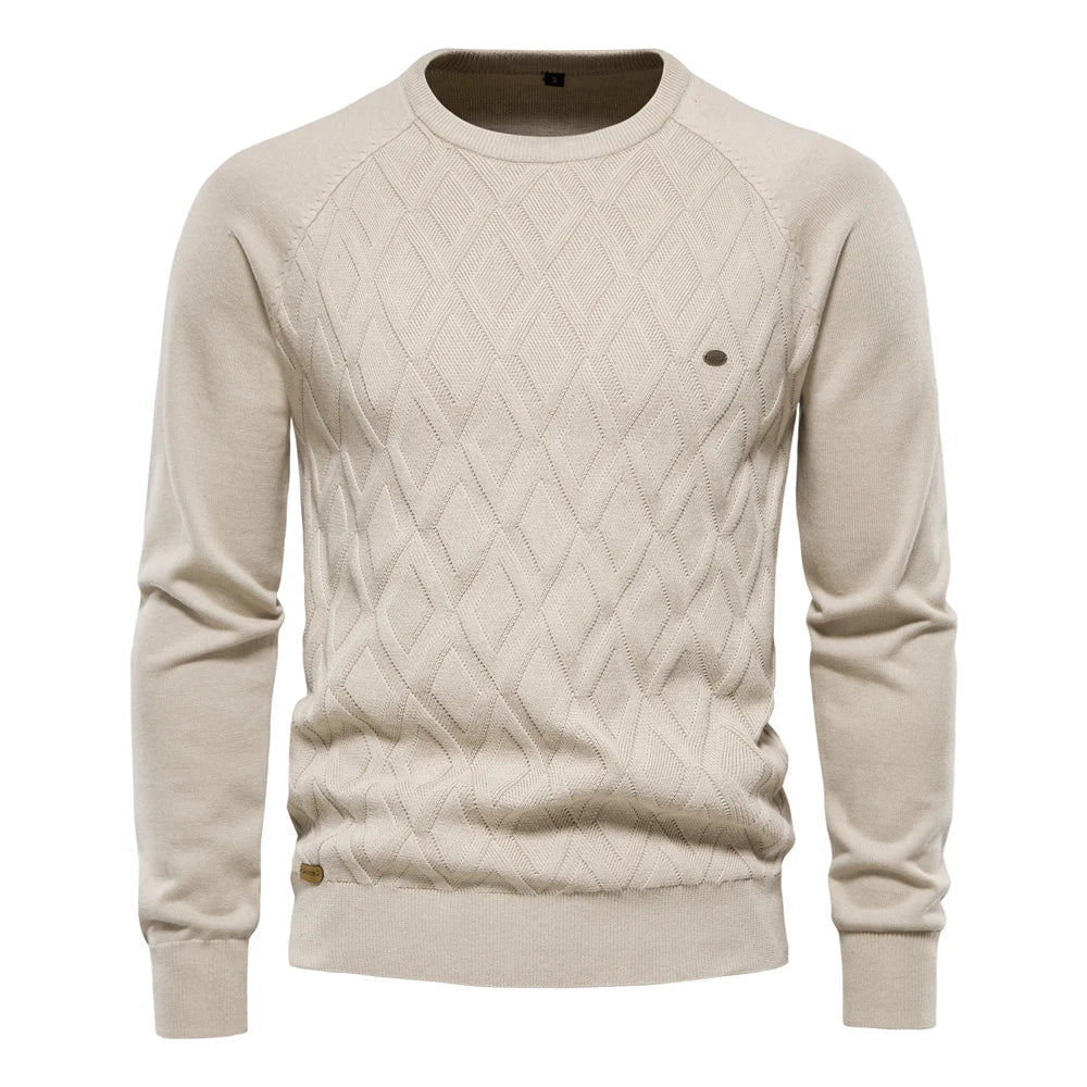 Classic Plaid Men's Sweater
