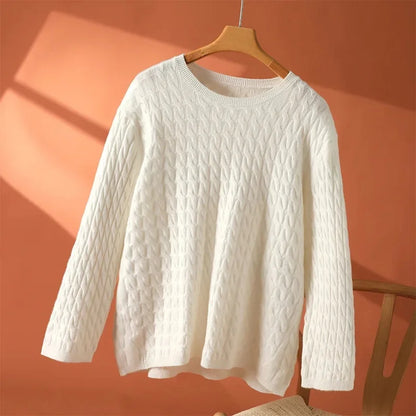 Women's Textured Long Sleeve Sweater