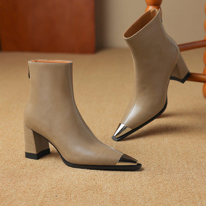Women's Ankle Boots Toe Cap
