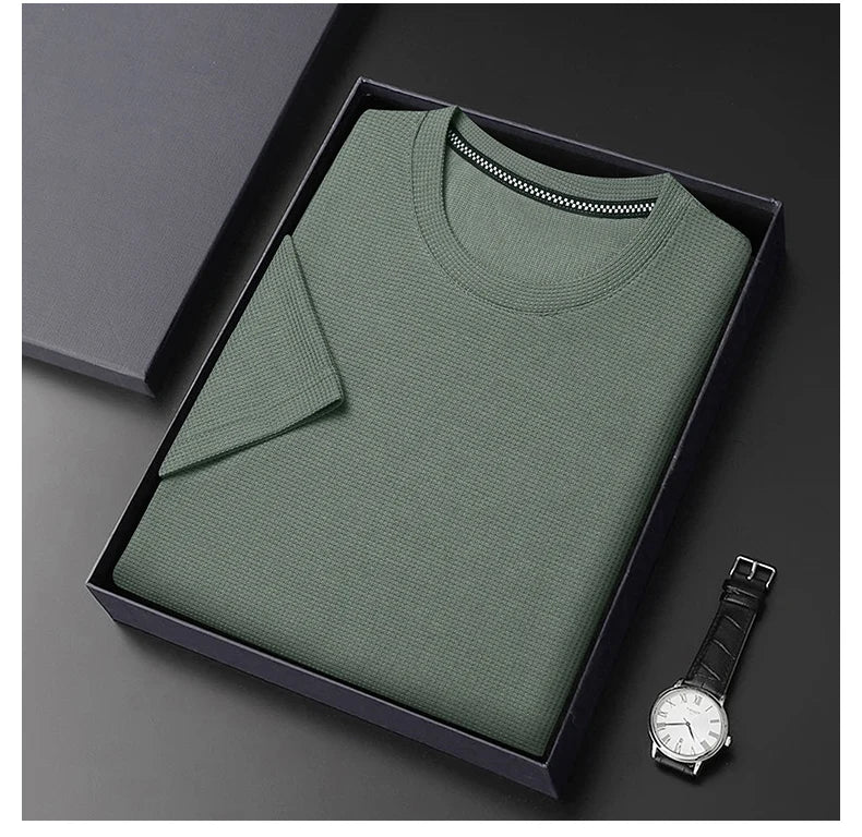 Men's Textured Short Sleeve T-Shirt