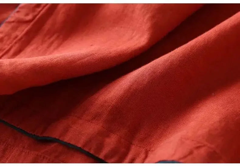 Women's Embroidered V-Neck Blouse