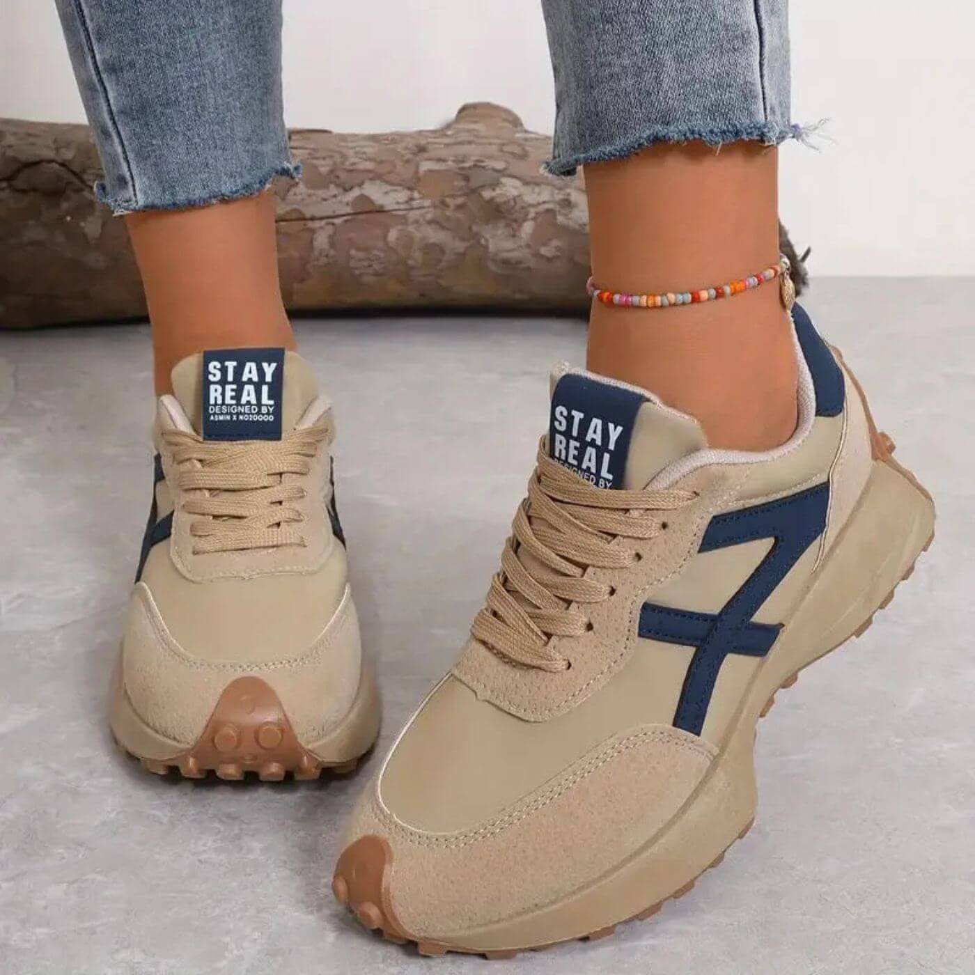 Women's Lace Up Sneakers Sporty Trainers