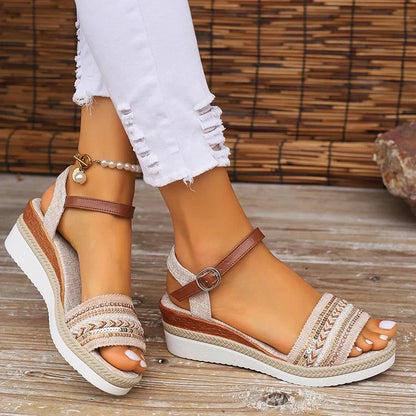 Women's Open-Toe Ankle Strap Sandals