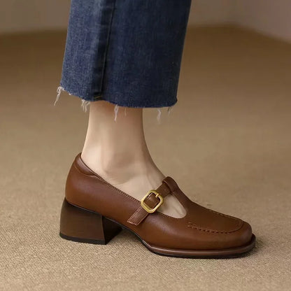 Classic Low Heel Mary Jane Women's Shoes