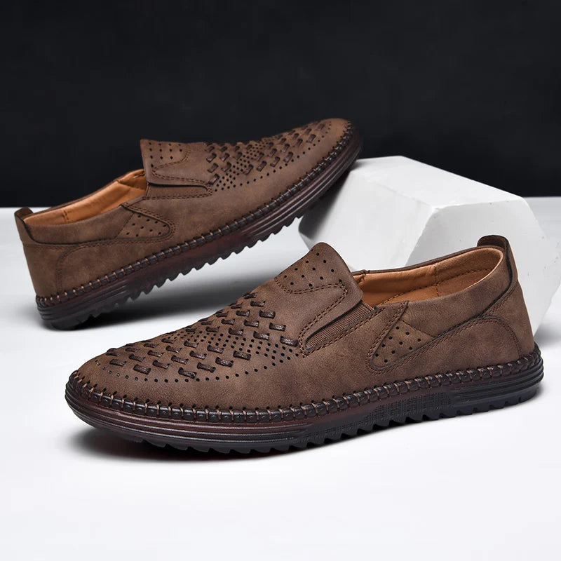 Men's Faux Leather Loafers
