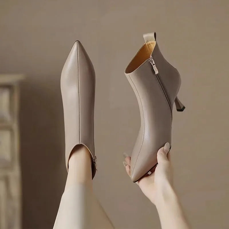Women's Ankle Boots Pointed Heel