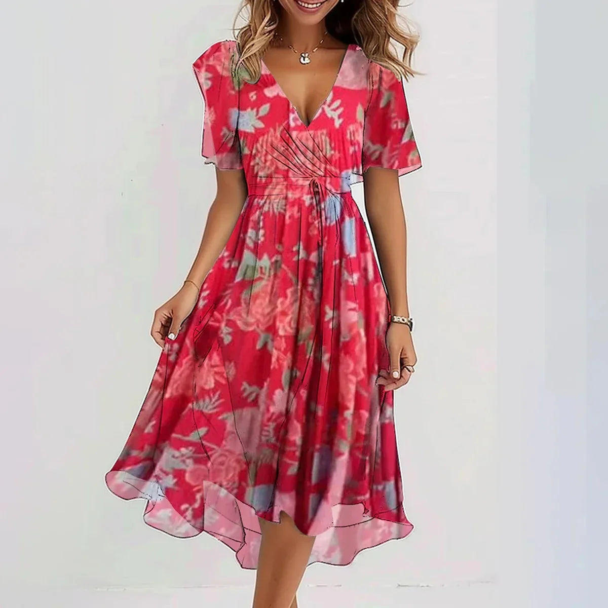Beautiful Floral Sundress for Women