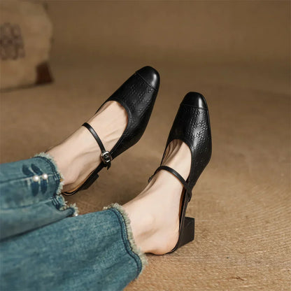 Women's Genuine Leather Mules