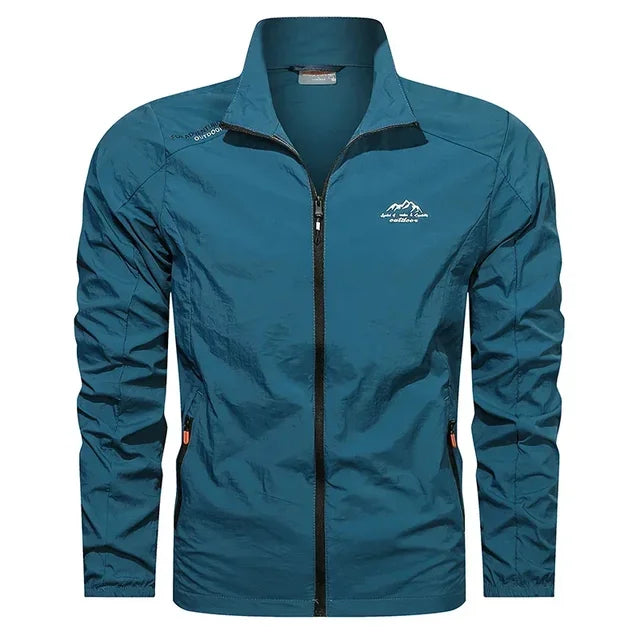 Men's Lightweight Windbreaker Water Resistant Jacket - VibreMode