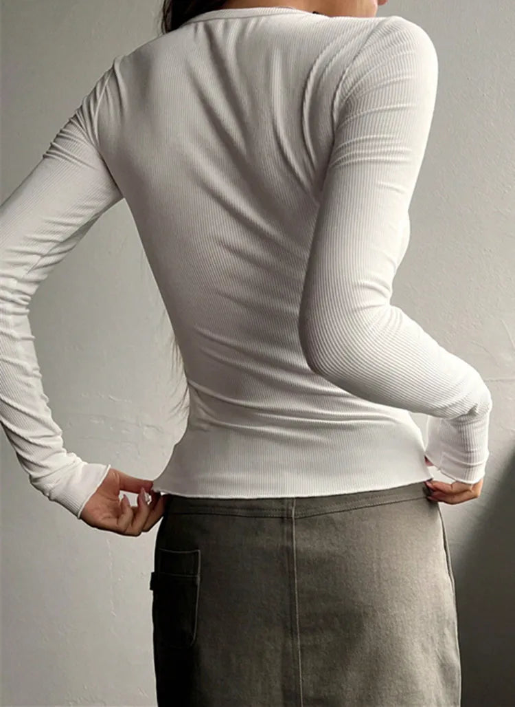 Women's Aurelia Ribbed Henley Summer