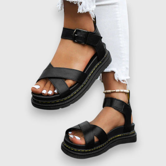 Turquoise Adjustable Women's Beach Sandals - VibreMode