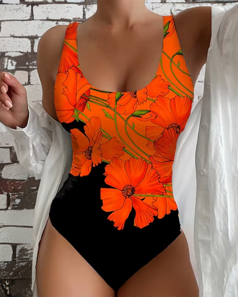 Women's Floral Swimsuit - VibreMode