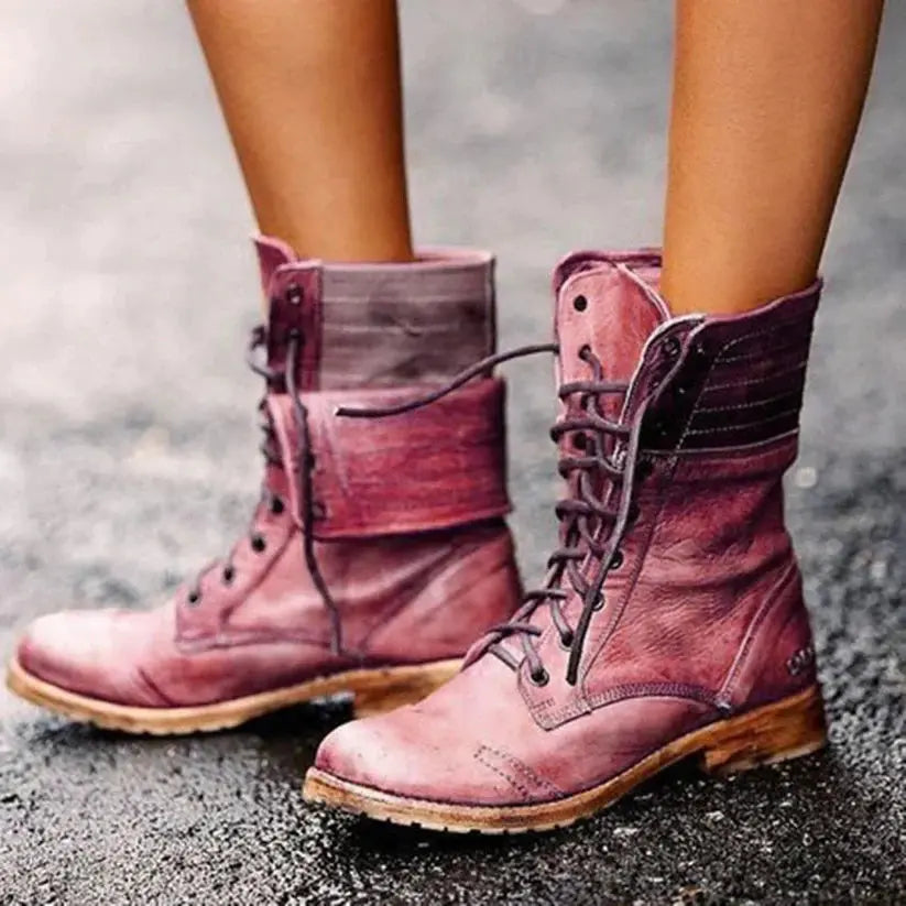 Women's Ankle Boots Comfortable Versatile - VibreMode