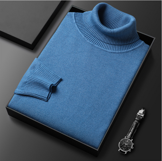 Stylish Men's Lightweight Crew Neck Sweater - VibreMode