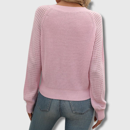 Timeless Green Crew Neck Sweater