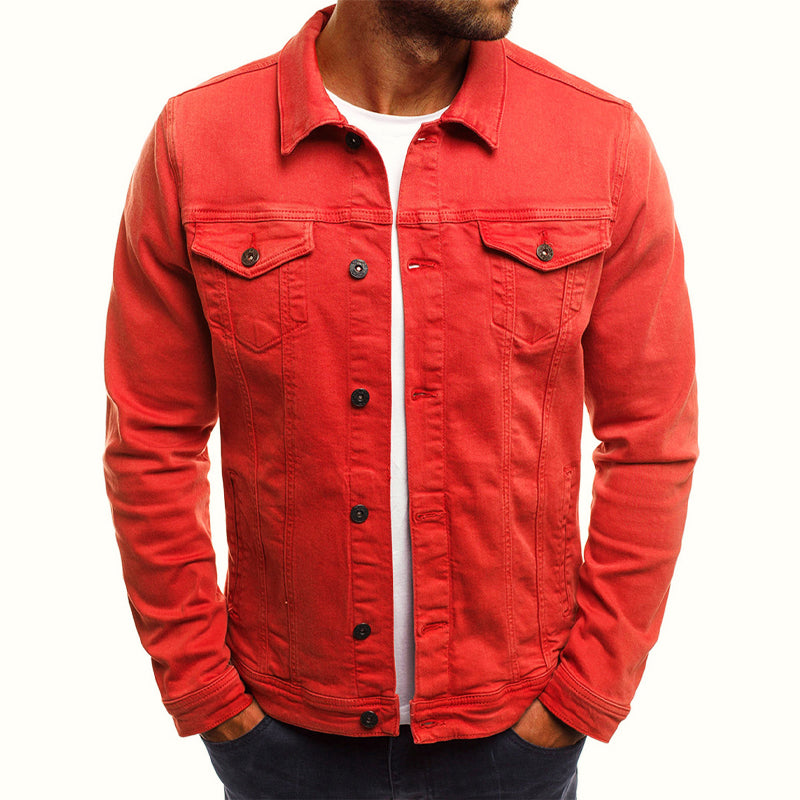 Theodore Willow Men's Classic Slim Fit Denim Jacket: Stylish, Durable, Versatile Everyday