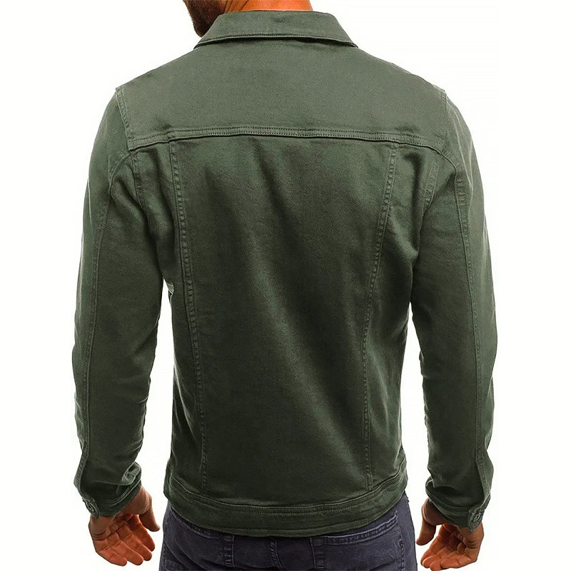 Theodore Willow Men's Classic Slim Fit Denim Jacket: Stylish, Durable, Versatile Everyday