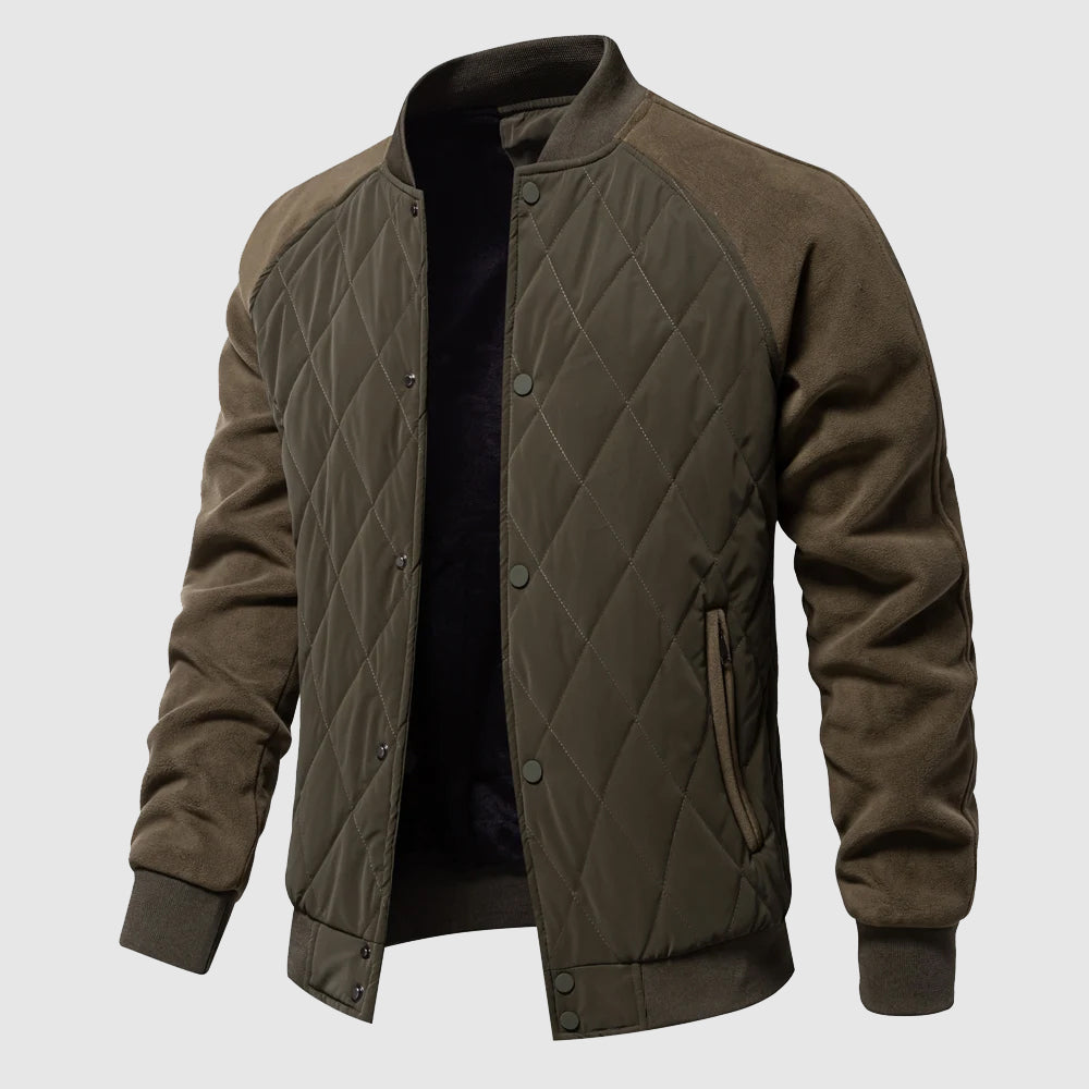 Women's Fleece Bomber Jacket Cozy Theodore Willow - VibreMode