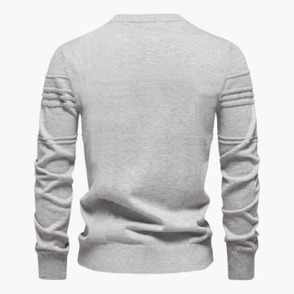 Classic Plaid Crew Neck Sweater