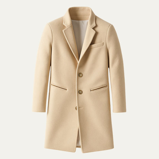 Men's Long Trench Coat Waterproof - VibreMode