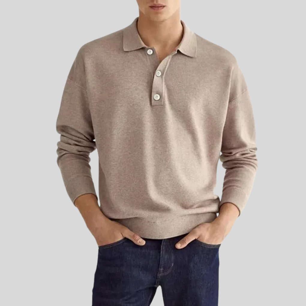 Mens Cotton Polo Shirt Casual Everyday Wear - VibreMode