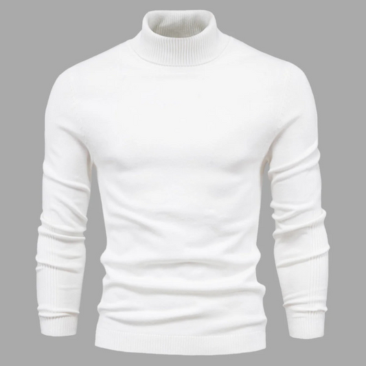 Men's Turtleneck Sweater Washable Everyday Wear - VibreMode