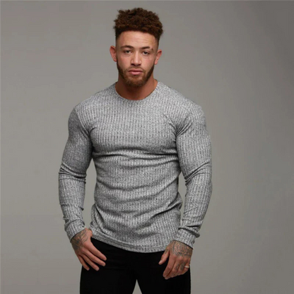 Men's Crewneck Knit Sweater Casual