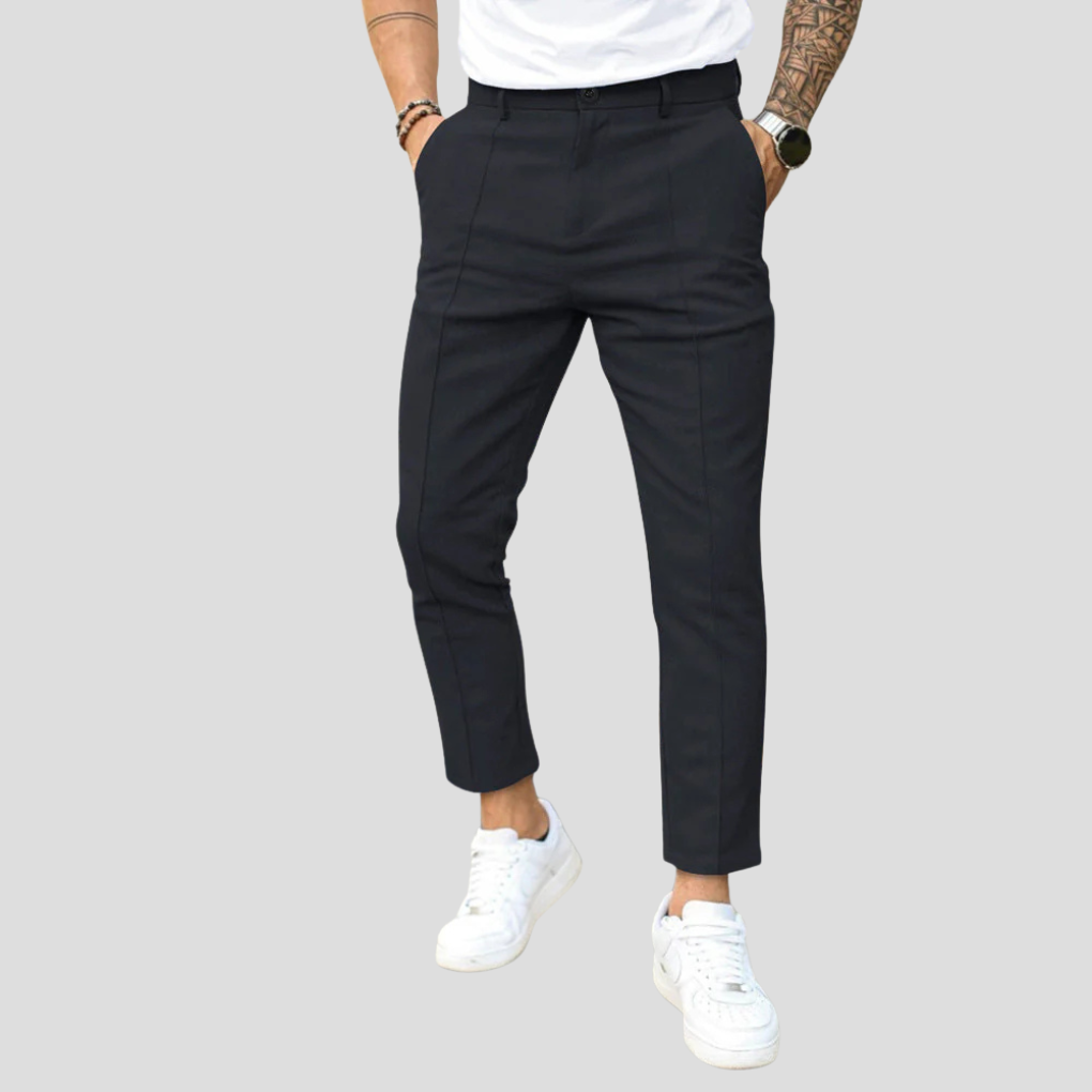 Men's Casual Trousers Elegant Everyday Wear - VibreMode