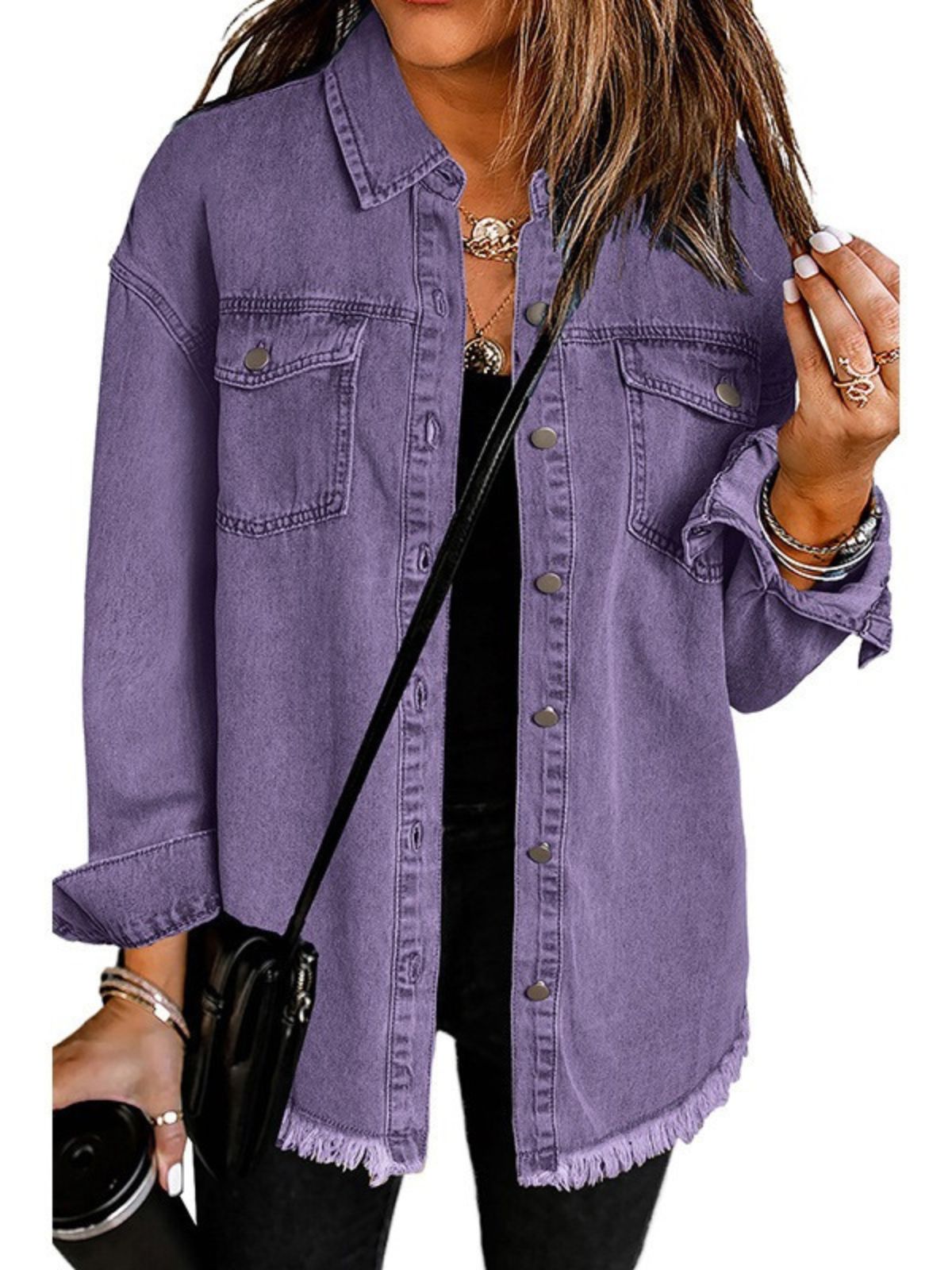 Women's Button Down Casual Jacket