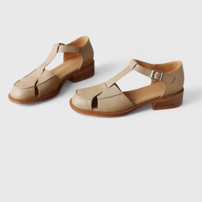 Women's Mary Jane Sandals Closed Toe Low Heel