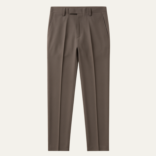 Men's Elegant Business Pants Silicone Coated Black - VibreMode