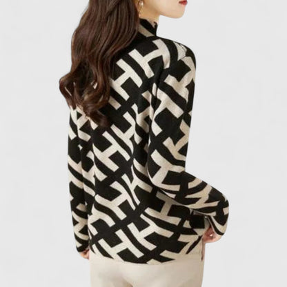 Women's Knit Sweater Modern Pattern