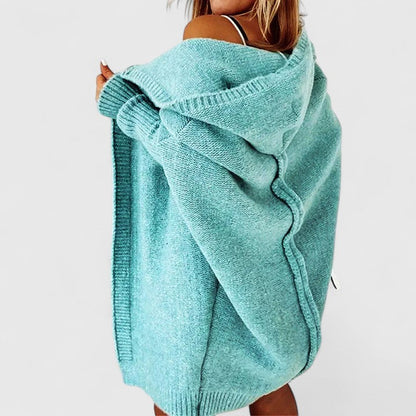 Women's Hooded Oversized Cardigan - VibreMode