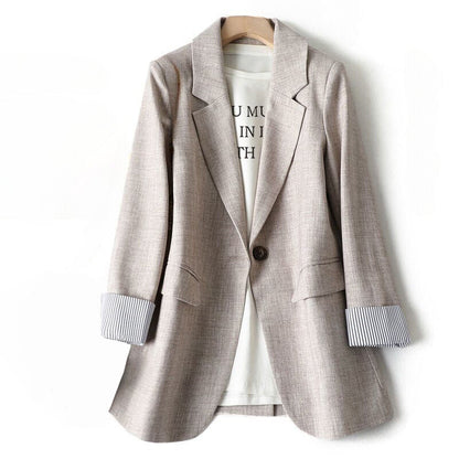 Valentina Rossi Women's Poly Blend Blazer Jacket - VibreMode