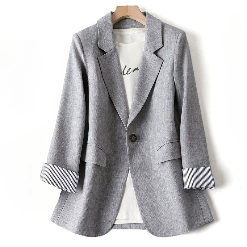 Valentina Rossi Verona Lyric Women's Blazer - Tailored Elegant Poly-Blend Jacket