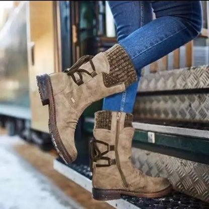 Women's Ankle Boots Lace Detail