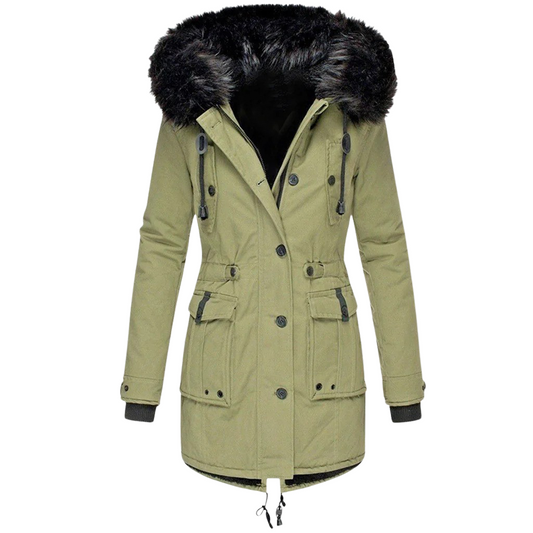 Women's Winter Coat Hooded Warm - VibreMode