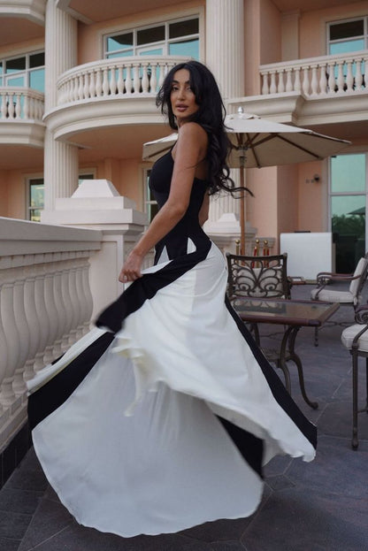 Elegant Women's Lace Long Wedding Guest Dress