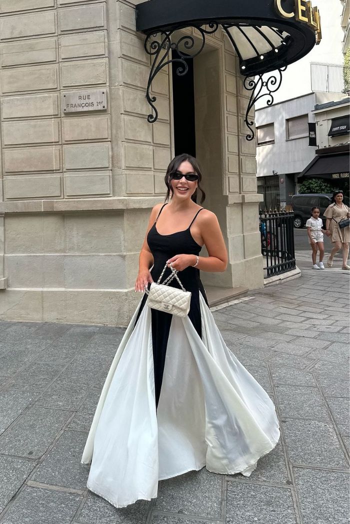 Elegant Women's Lace Long Wedding Guest Dress