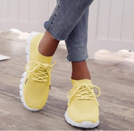 Comfortable Women's Breathable Mesh Sneakers Running Shoes - VibreMode