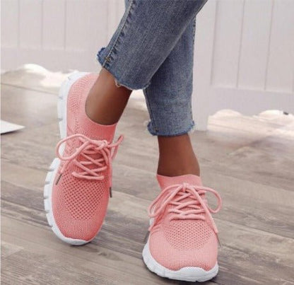 Women's Lightweight Sneakers Lace-Up Running Shoes