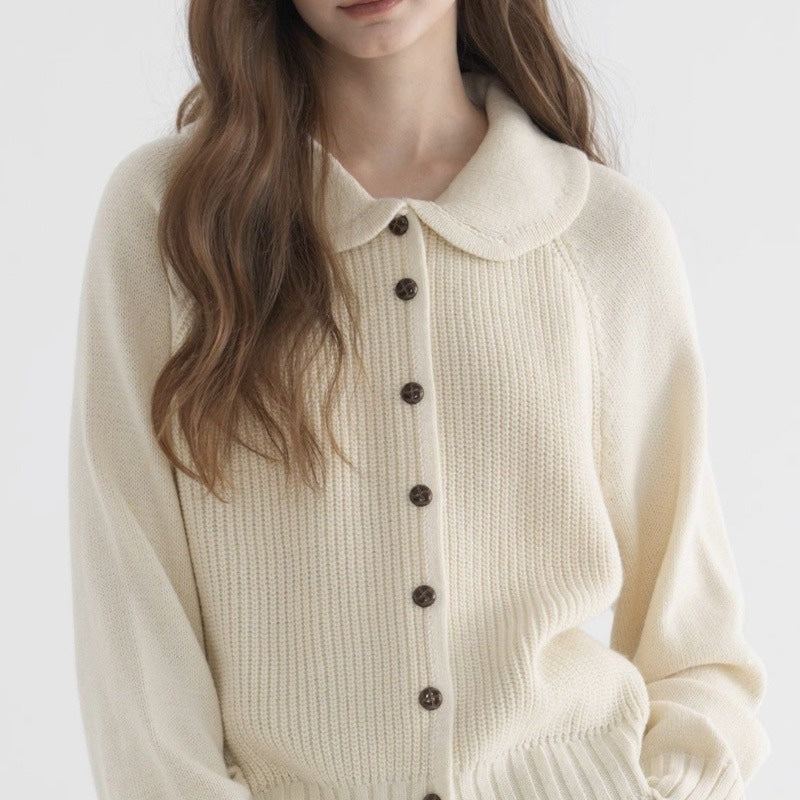 French Retro Cardigan Sweater