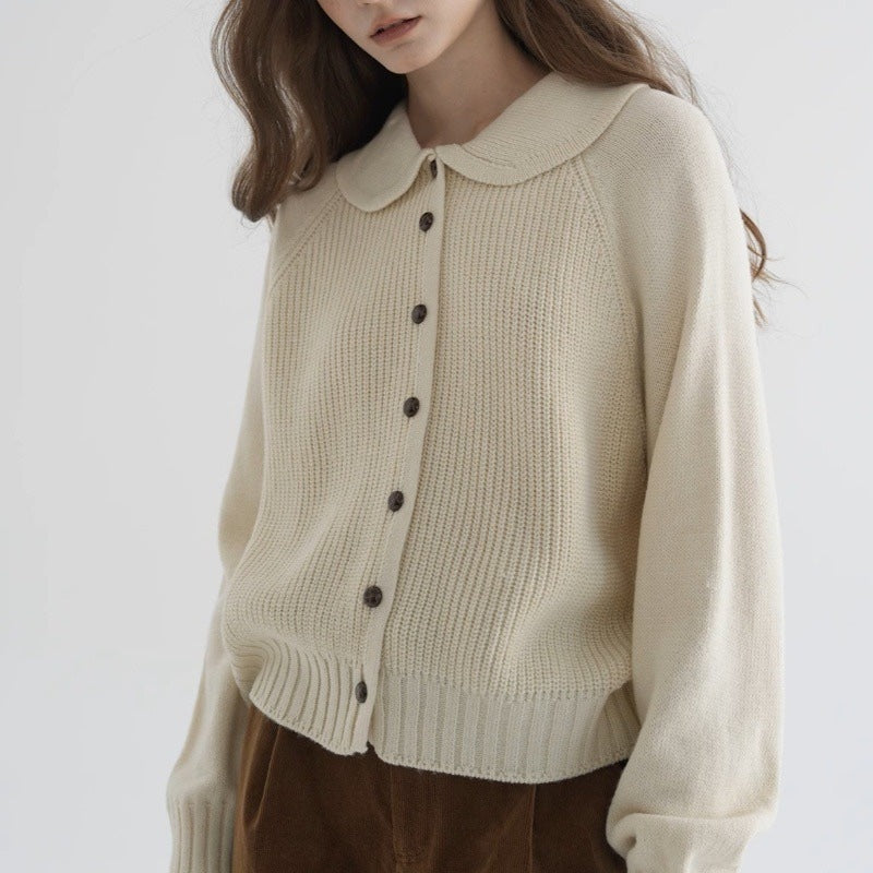 French Retro Cardigan Sweater - VibreMode